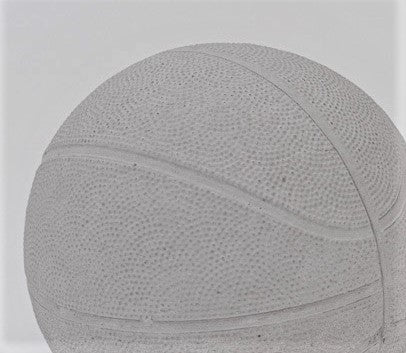 Concrete basketball decorative figure