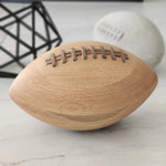 Decor Football ball made of wood