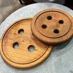 Set Of Wooden Decorative Buttons