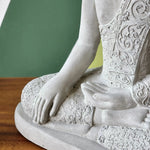 Gray Color Concrete Buddha Sculpture