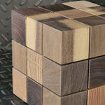 Multicolored Wooden Puzzle Cube