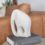 Concrete Stylized Elephant Sculpture