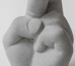 Concrete Hand Sculpture Crossing Fingers