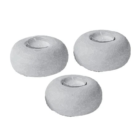 Gray Concrete Circle Tealight Holder