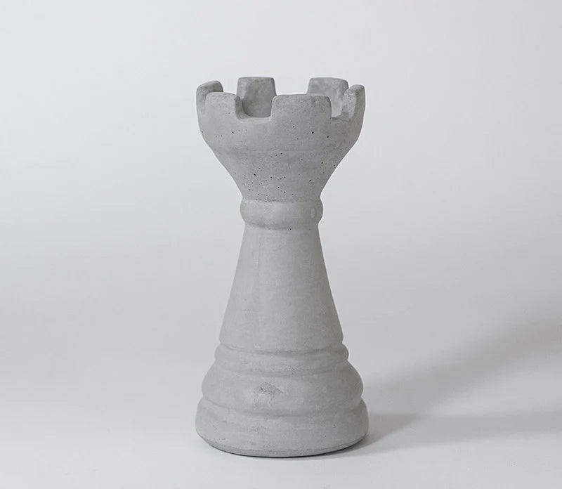 Concrete Chess Pieces