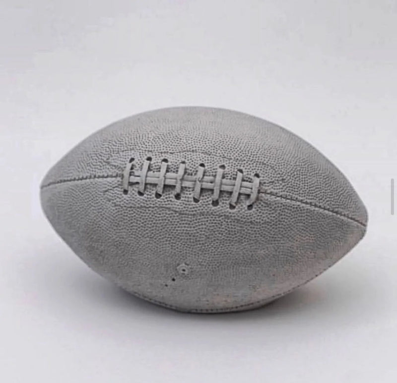 Concrete football decorative figure