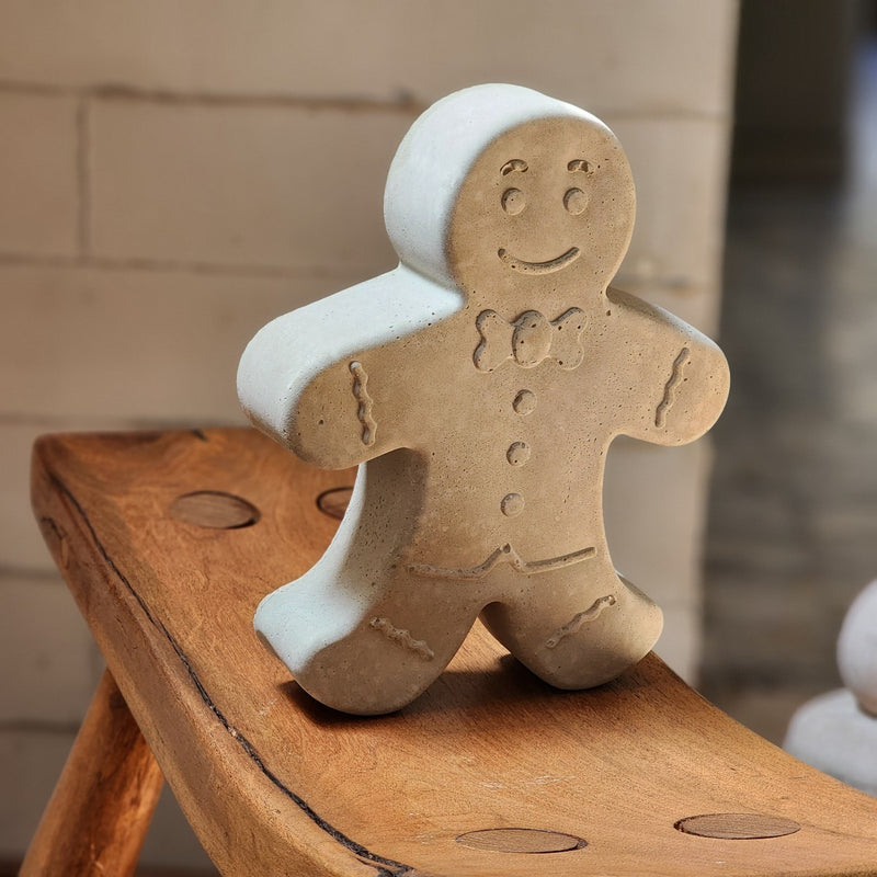 Gingerbread concrete man